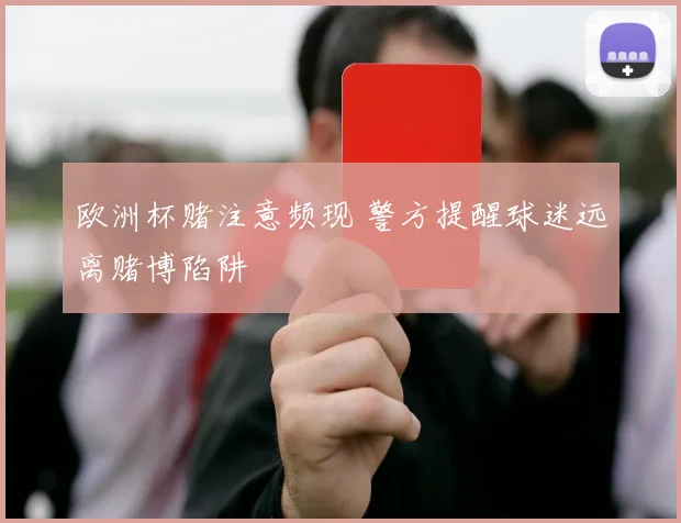 欧洲杯赌注意频现 警方提醒球迷远离赌博陷阱